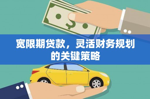成县宽限期贷款，灵活财务规划的关键策略