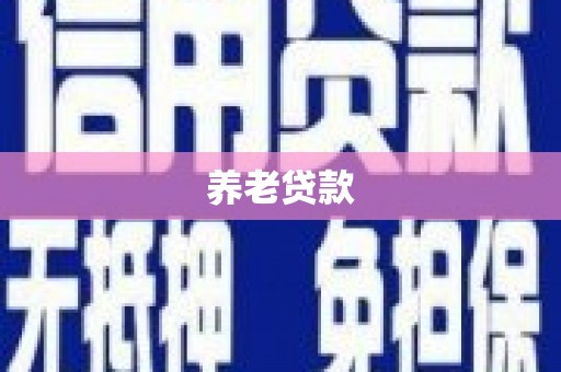 曲江养老贷款