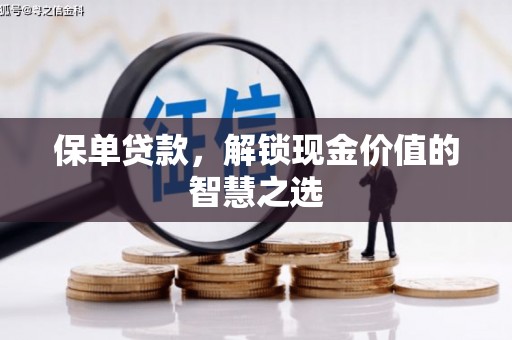 普定保单贷款，解锁现金价值的智慧之选