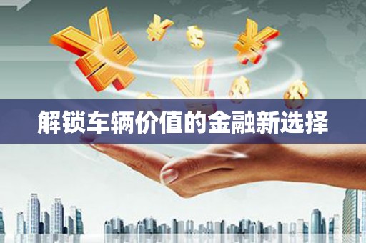 工布江达解锁车辆价值的金融新选择