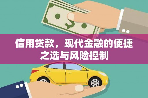 桐庐信用贷款，现代金融的便捷之选与风险控制