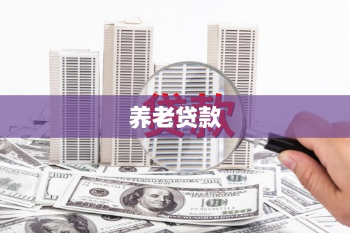 容县养老贷款