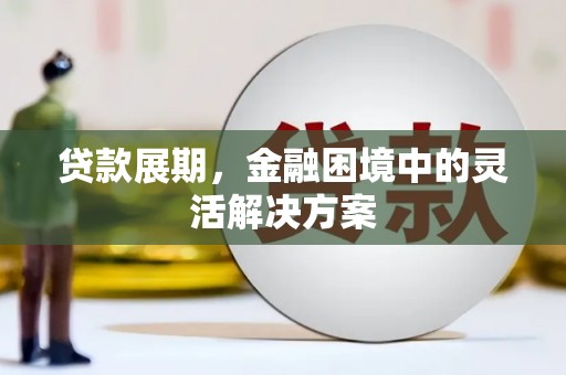 荷塘贷款展期，金融困境中的灵活解决方案