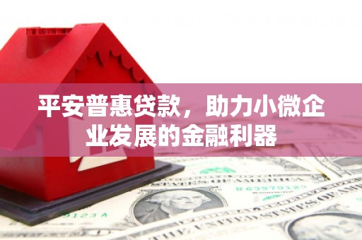 宁波平安普惠贷款，助力小微企业发展的金融利器
