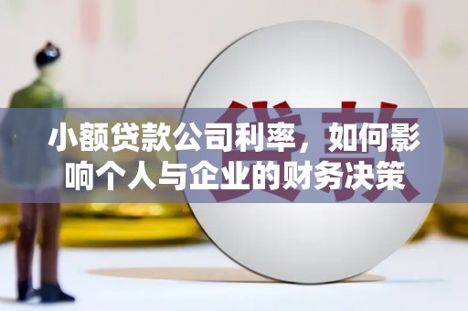 复兴小额贷款公司利率，如何影响个人与企业的财务决策