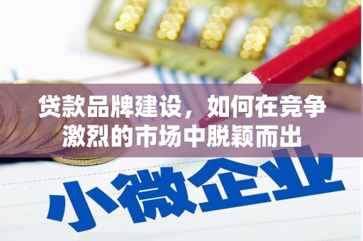 雨山贷款品牌建设，如何在竞争激烈的市场中脱颖而出