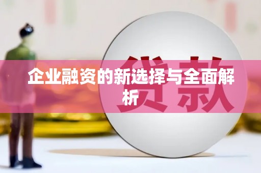 红原企业融资的新选择与全面解析